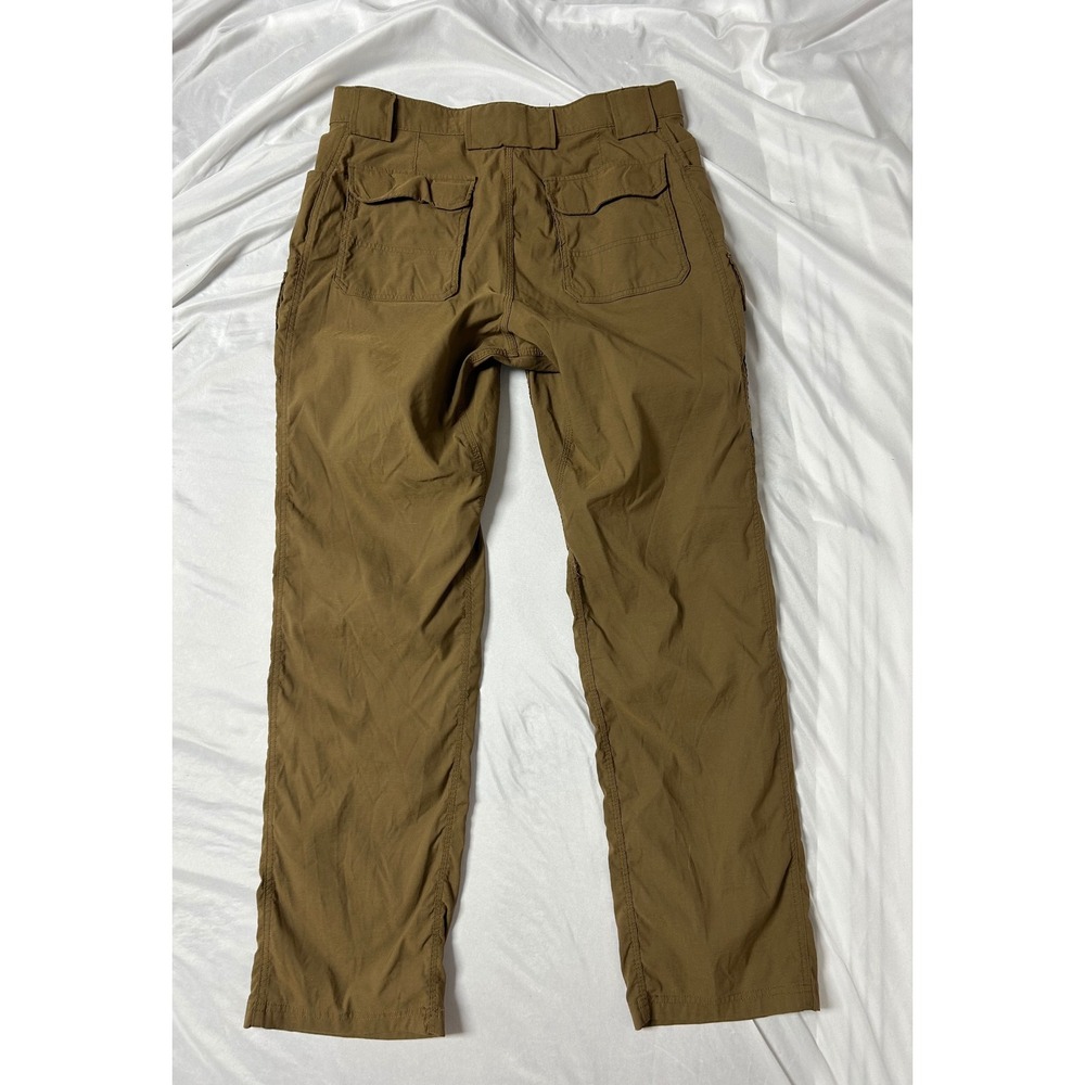 Duluth Trading Co Mens Dry on the Fly Cargo Pants Brown Relaxed Fit 36x34 Hiking - Picture 7 of 16